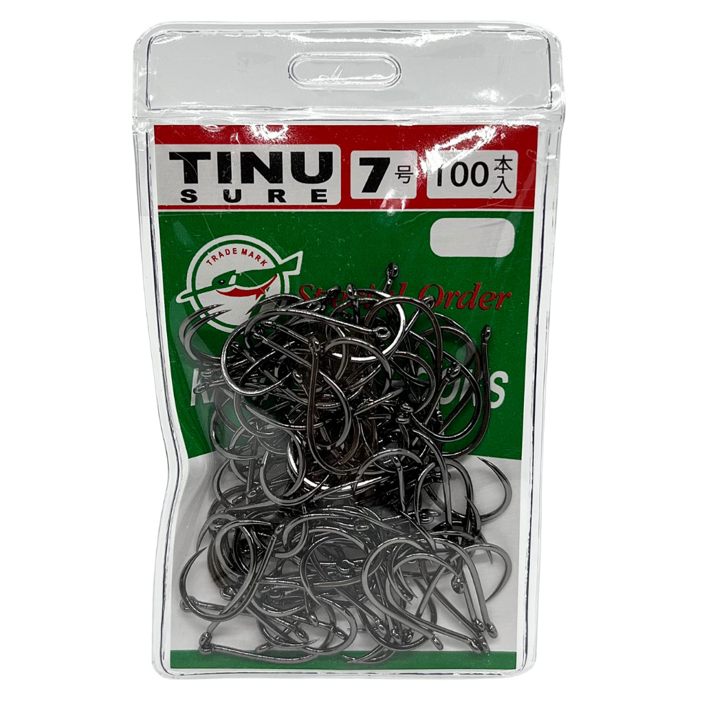 Anzol para pesca Kawasemi TINU SURE SEM FARPA para pesca de tilápia, Tamba, Pacu e outros.