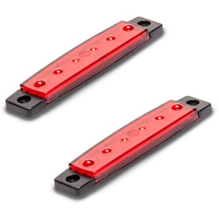 Kit 2 Sinalizador Lanterna Delimitadora Lateral 6 leds 12V 24V Alto Brilho Universal em Oferta na Shopee