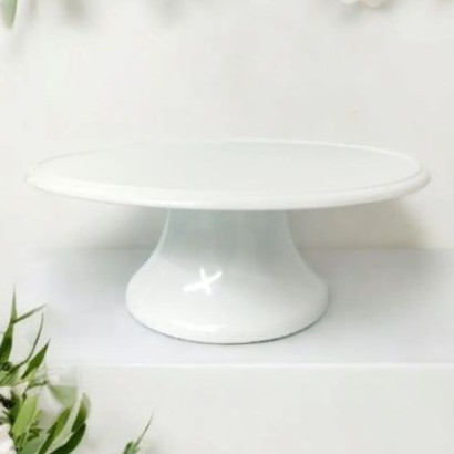 Boleira - Bolo - Festa -aniversário - Bandeja P/ Bolo 26 cm cor Branco, amarelo , preto , vermelho , azul royal , azul b em Oferta na Shopee