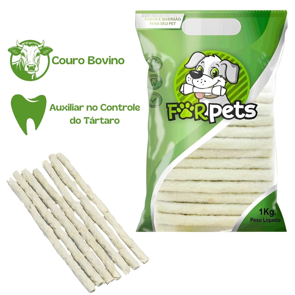 Petisco para Cachorro Pet Osso Ossinho Palito For Pets 1kg