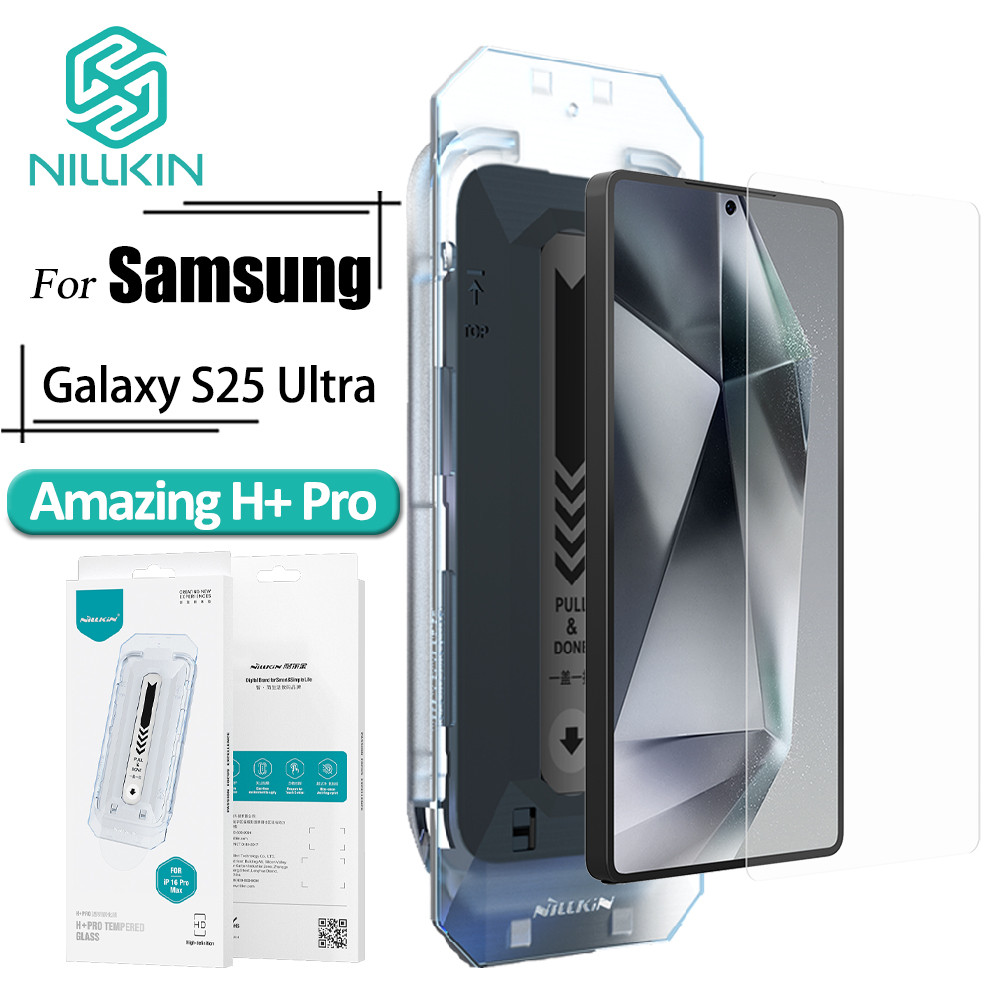Vidro Temperado NILLKIN Para Samsung Galaxy S25 Ultra H + Pro Protetor De Tela Antirreflexo De Fácil Instalação em Oferta na Shopee