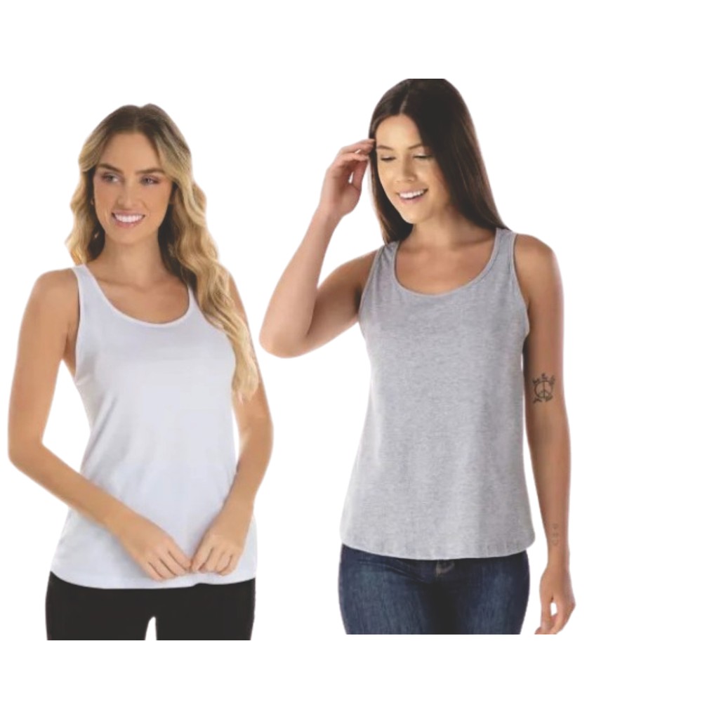 REGATA MALHA FEMININA, SUBLIMAÇÃO em Oferta na Shopee