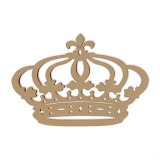01 Coroa De Princesa Mdf 30 Cm Decoração Festas em Oferta na Shopee