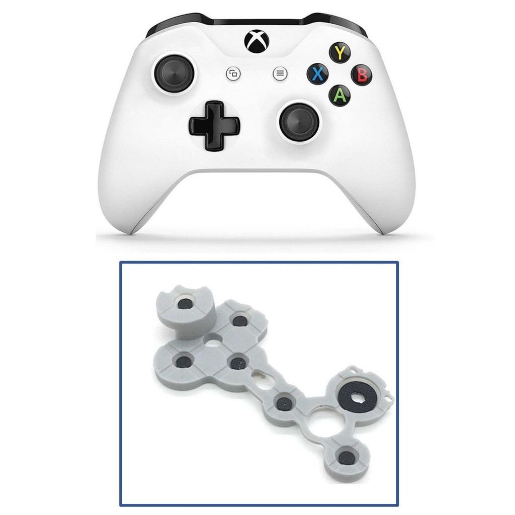 Kit Borrachas Condutivas Reparo Botões Para Controle Xbox One S