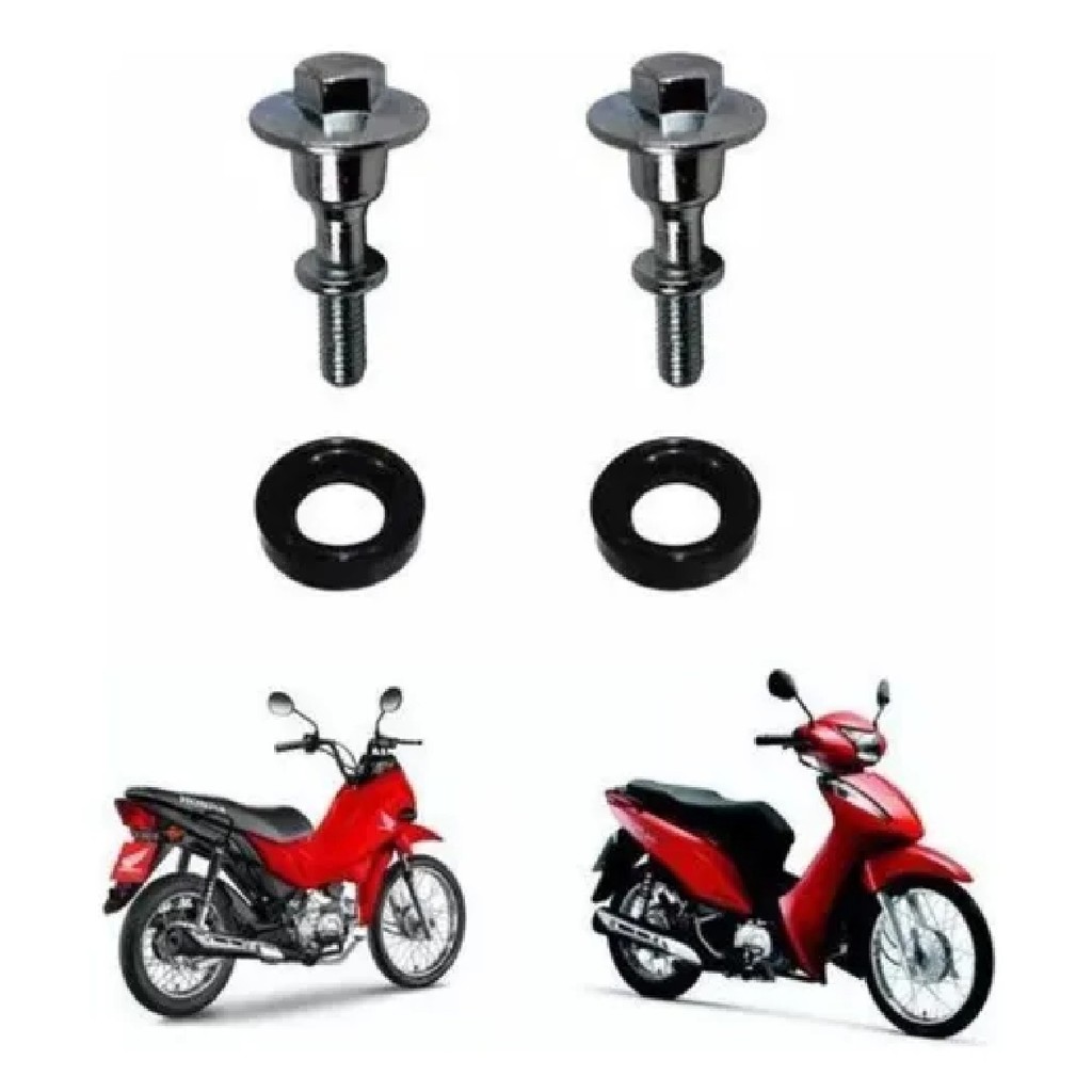 Parafuso Tampa Válvula + Retentor Pop 110i Biz 110i - Par em Oferta na Shopee