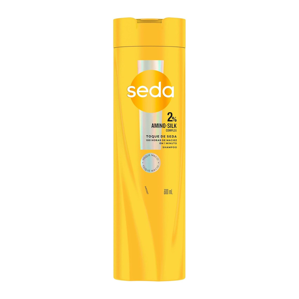 Seda Shampoo Toque de Seda 2% Amino-Silk Complex 300 ml