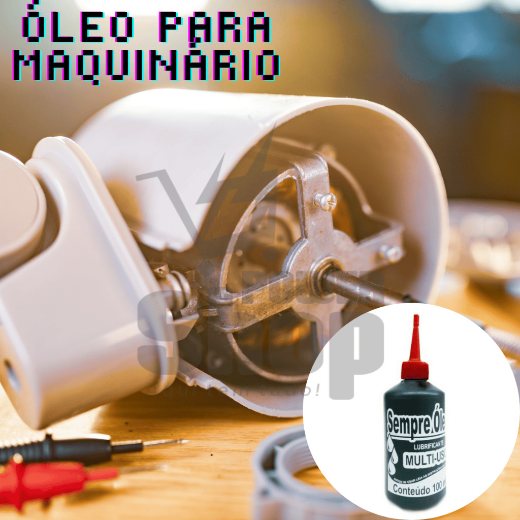 Óleo Para Maquinário Lubrificante Multiuso 100ml - Óleo Para Máquinas e Ferramentas