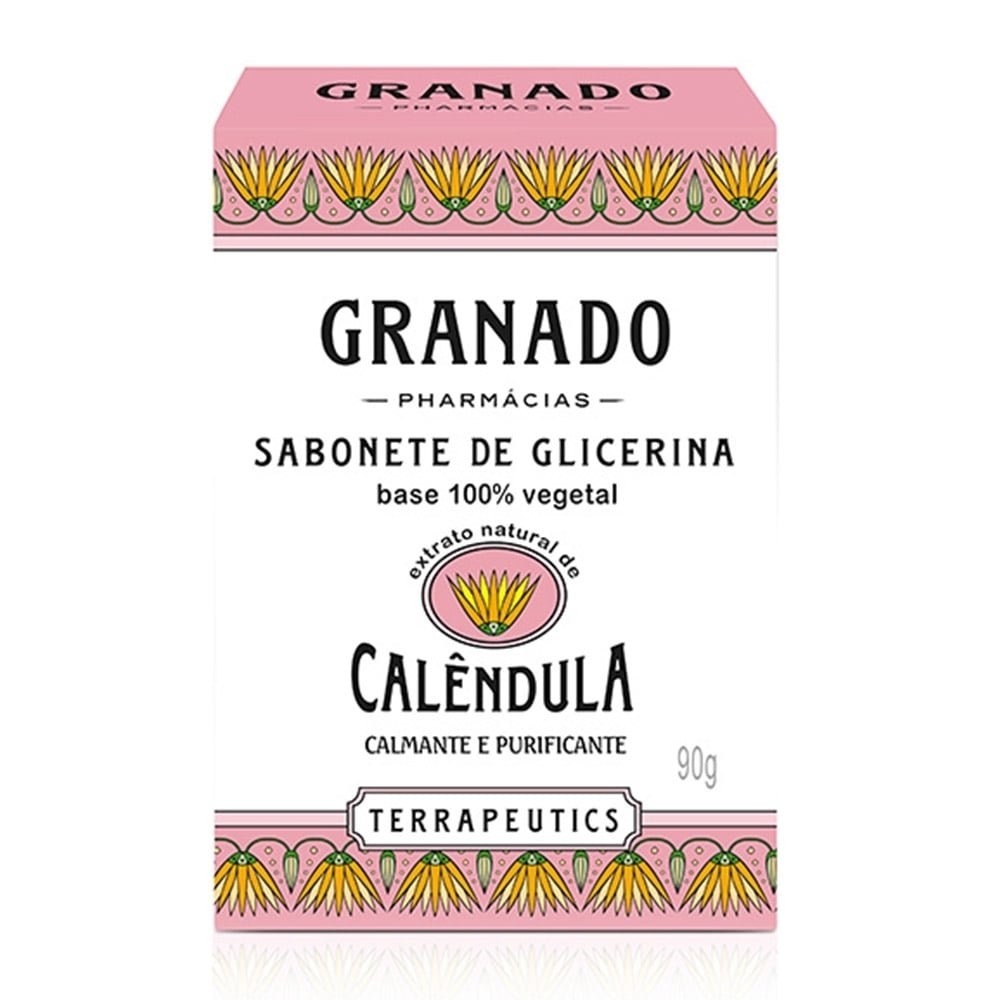 Sabonete Granado Glicerina e Calendula 90g Embalagem com 12 Unidades - Beauty