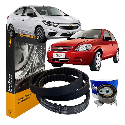 Kit Correia Dentada e Tensor - GM Celta 1.0 8V 2002 2003 2004 2005 em Oferta na Shopee