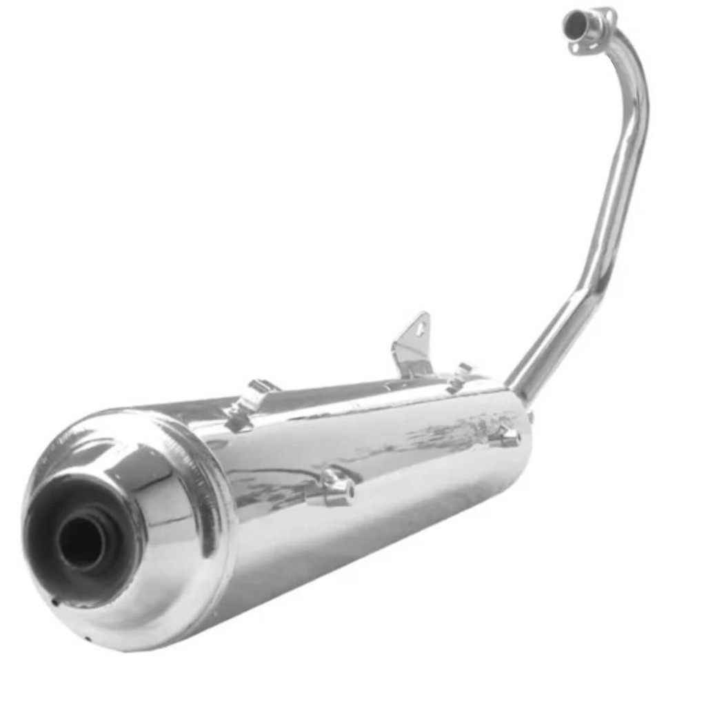 Escapamento Cg 150 Sport 04/05 Cromado Mod.original Fortuna em Oferta na Shopee