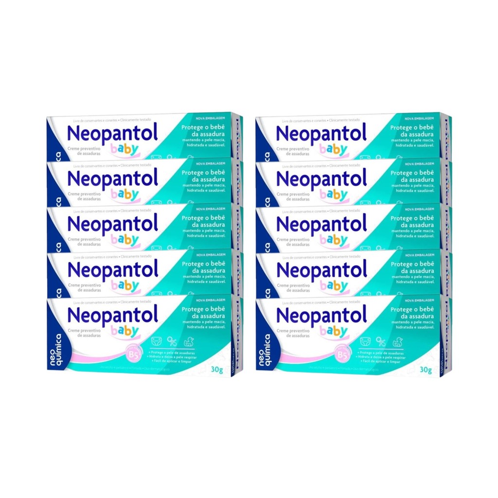 Kit 10x Creme Assadura Neopantol Baby 30g - Neo Quimica em Oferta na Shopee