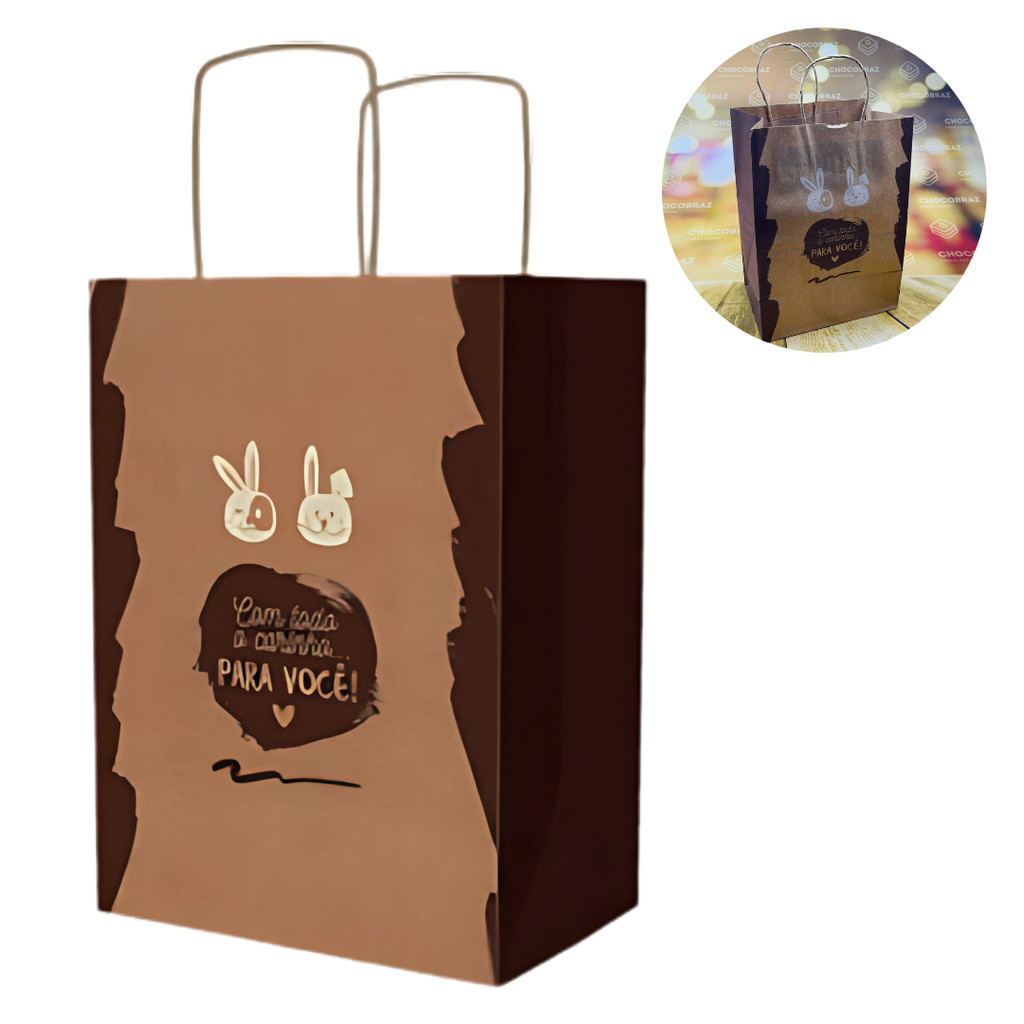 40 SACOLA PASCOA PP CARINHO IDEIA PASCOA OUTLET