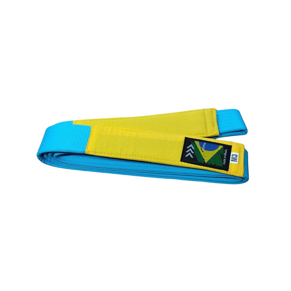 Faixa Azul Ponta Amarela MK Brasil