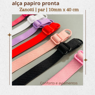 Alça para sutiã pronta  40cm   5 pares em Oferta na Shopee