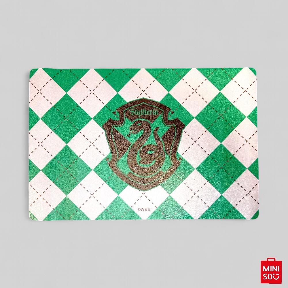 Apoio Plástico para Pratos Harry Potter Sonserina – Jogo Americano Decorativo Original Miniso