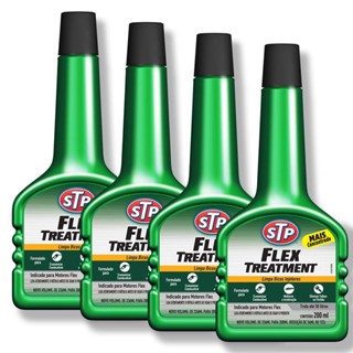Aditivo Limpa Bico Injetor Motor FLEX TREATMENT  200ml STP 4 unidades em Oferta na Shopee
