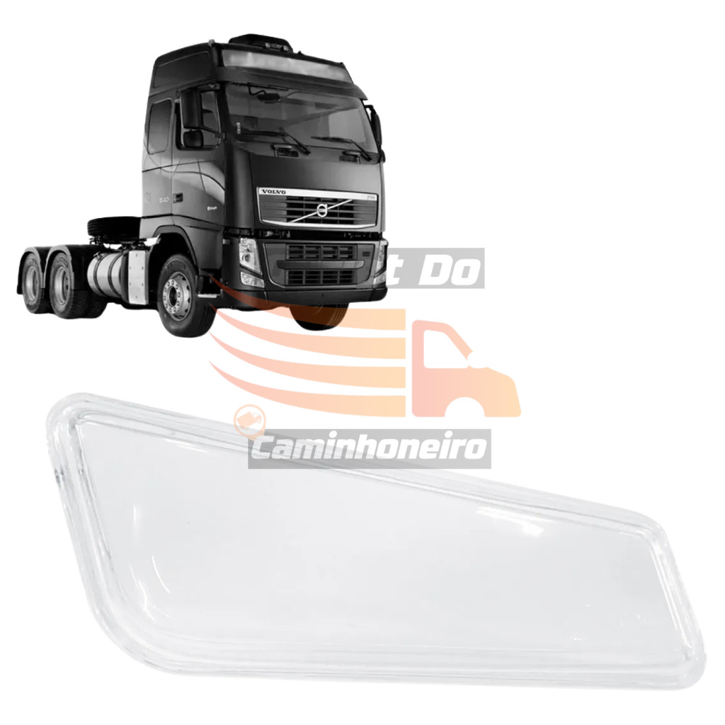 Lente de Farol Auxiliar Volvo FH 2010 Lado Direito — foto 6