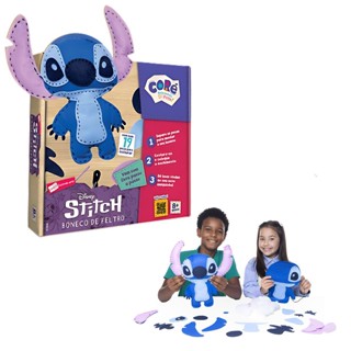 Kit De Atividades Fazendo Arte Stitch Boneco De Feltro 3236 - Toyster em Oferta na Shopee