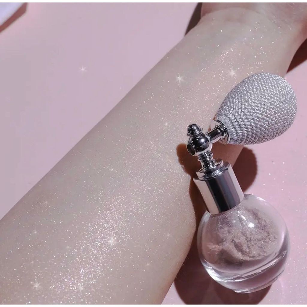 Super Promoção Iluminador em Spray Powder – Para Corpo e Cabelo, Brilho Intenso e Acabamento Luminoso