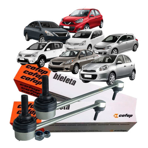 Par De Bieleta Original Cofap Livina Tiida Versa March 2006 2007 2008 2009 2010 2011 2012 a 2019 - Spare Parts and Accessories for Vehicles