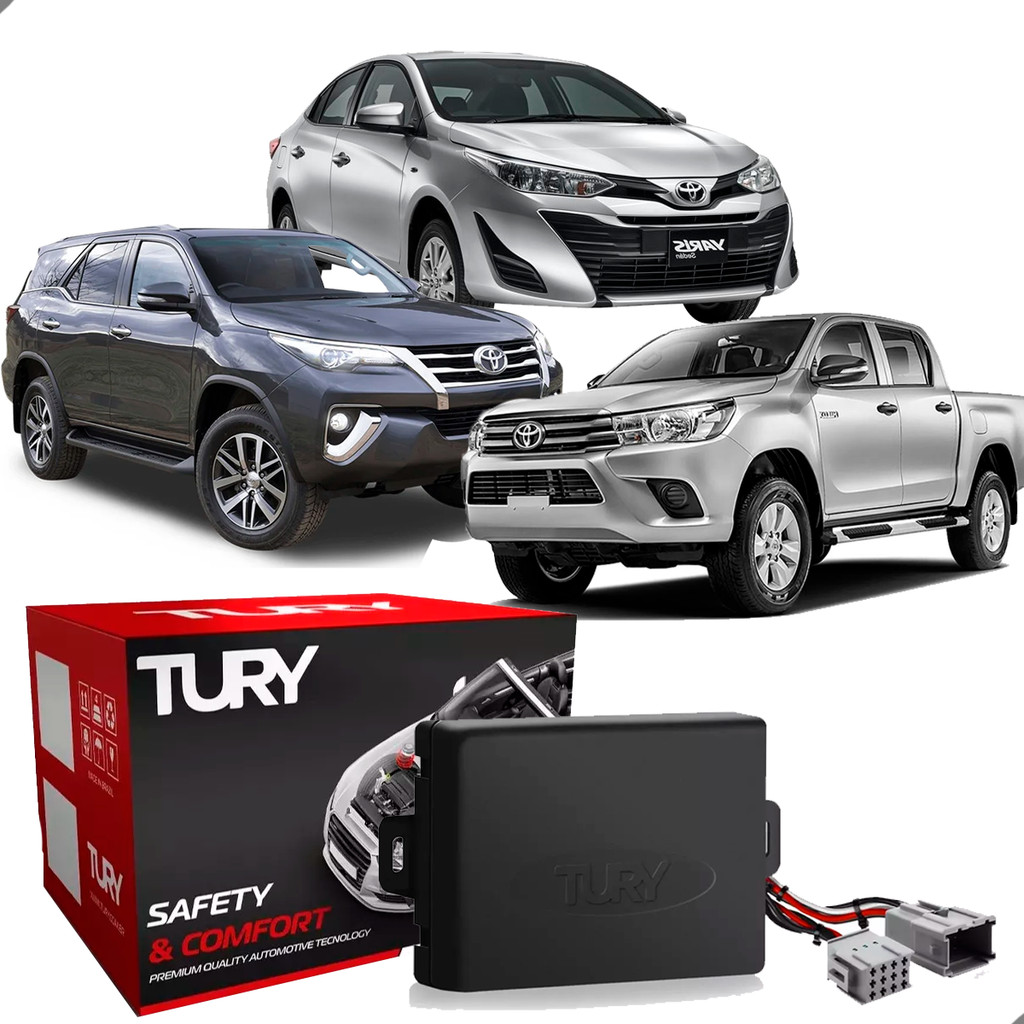 Módulo Vidro Elétrico Rebatimento Retrovisores Tury Pro 4.77 EV Hilux SW4 2016 em diante/Yaris 2018 em Oferta na Shopee