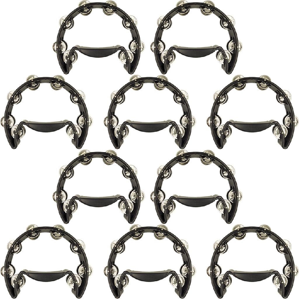 Kit 10 Pandeiros Meia Lua Tennessee Liverpool Preto Fosco em Oferta na Shopee