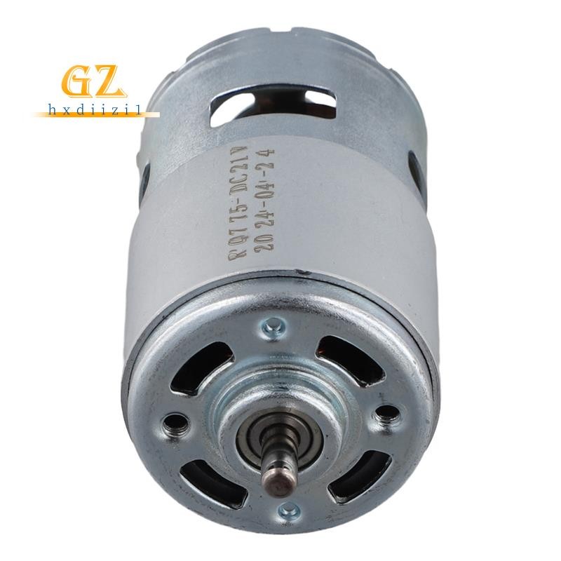 775 DC 21V Motor De Escova Pequena Silencioso De Alta Velocidade Rolamento Duplo Potência（Lotes diferentes）