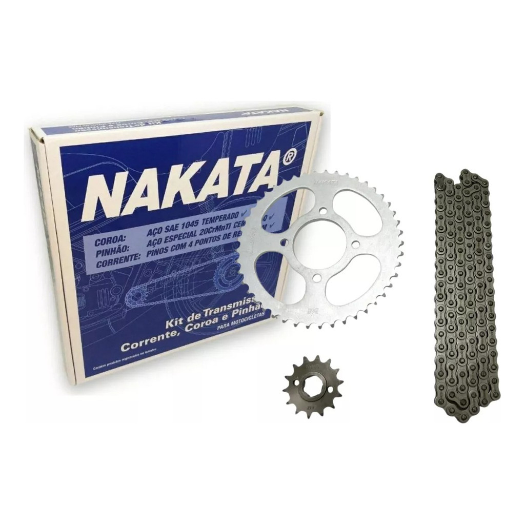 Kit Quite Relação Tração Transmissão HONDA XLR125 1997 à 2002  Original Nakata