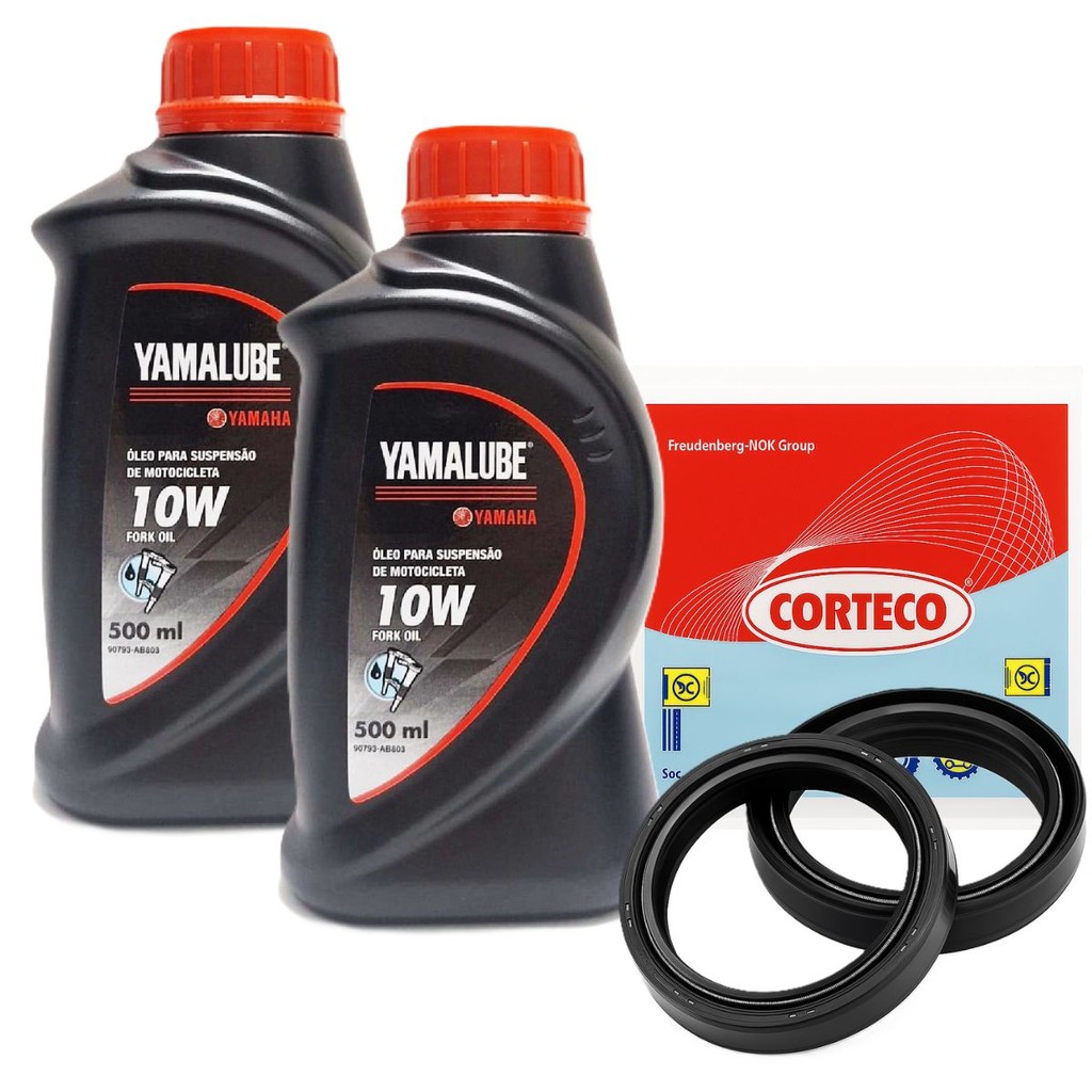 Kit Óleo da Bengala Fazer 250 2005-2011 / Fazer 250 Blueflex 2012-2017 Yamalube 10w + Retentores em Oferta na Shopee