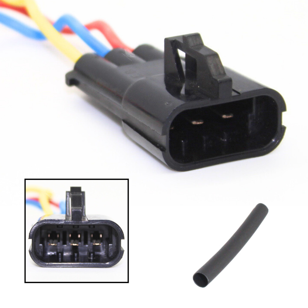 Chicote 3 Vias Sensor Temperatura Gm Omega Vectra Corsa Astra Cebolão Radiador Volvo