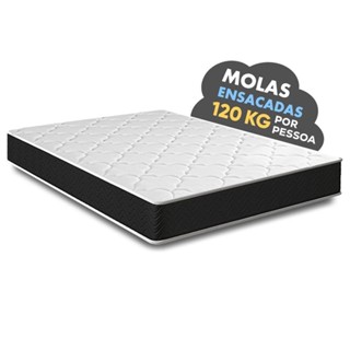 Colchão Casal Molas Ensacadas Pergola Europillow 138x188x23cm em Oferta na Shopee