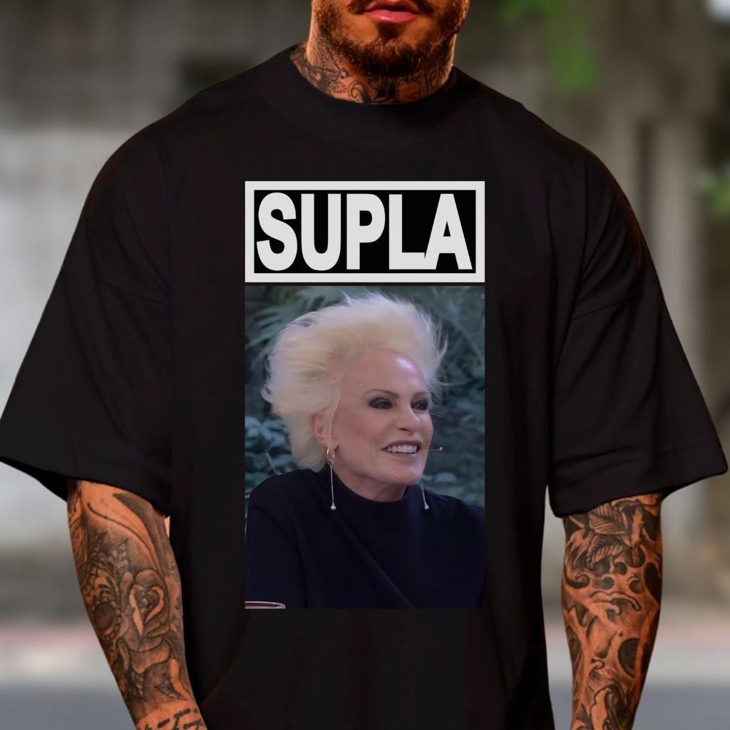 Camiseta Meme "Supla Ana Maria Braga" Semelhantes Zueira Unissex Quase Irmãos Engraçada em Oferta na Shopee