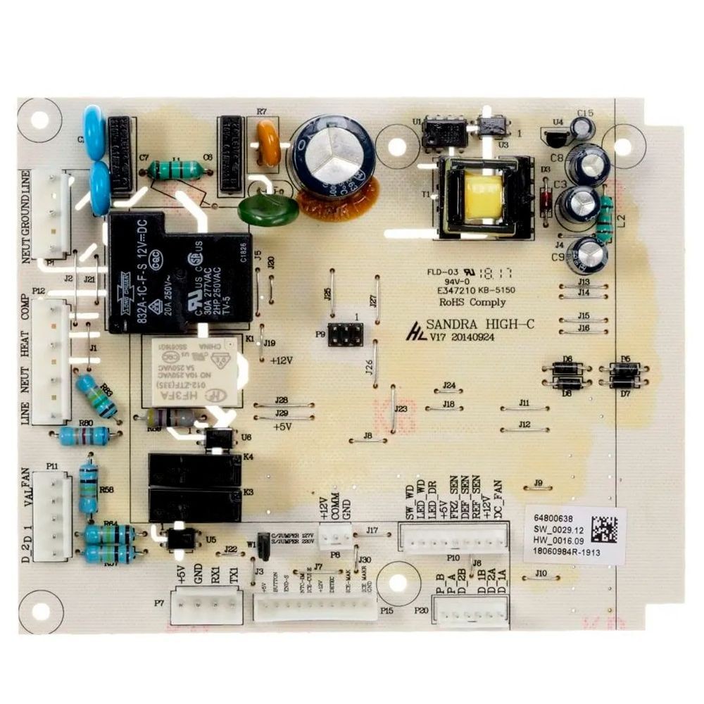 Placa de Potencia para Geladeira Electrolux DI80X DFW64 DFI80 DT80X 64800638