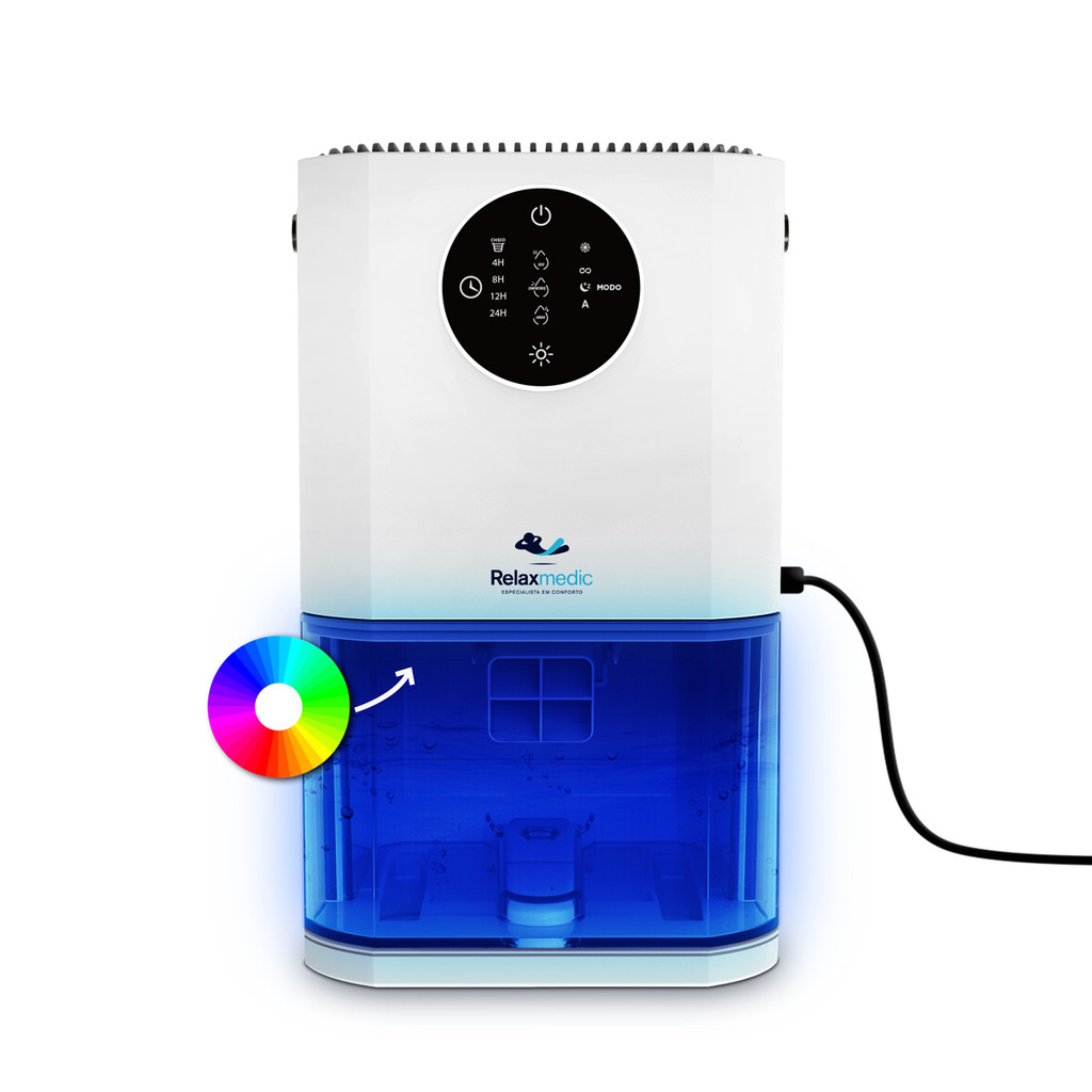 Desumidificador De Ar Max700 Relaxmedic em Oferta na Shopee