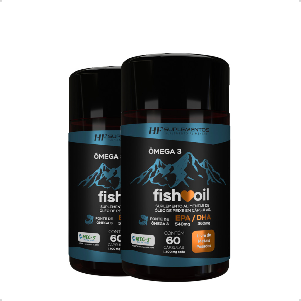 2X ÔMEGA 3 FISH OIL MEG 3 EPA+DHA 60CAPS HF