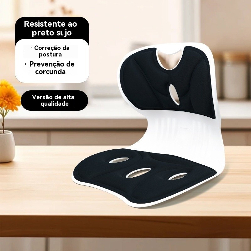 Cadeira de escritório ergonômica suporte lombar, sem fadiga após muito tempo sentado almofada de cadeira de apoio lombar em Oferta na Shopee