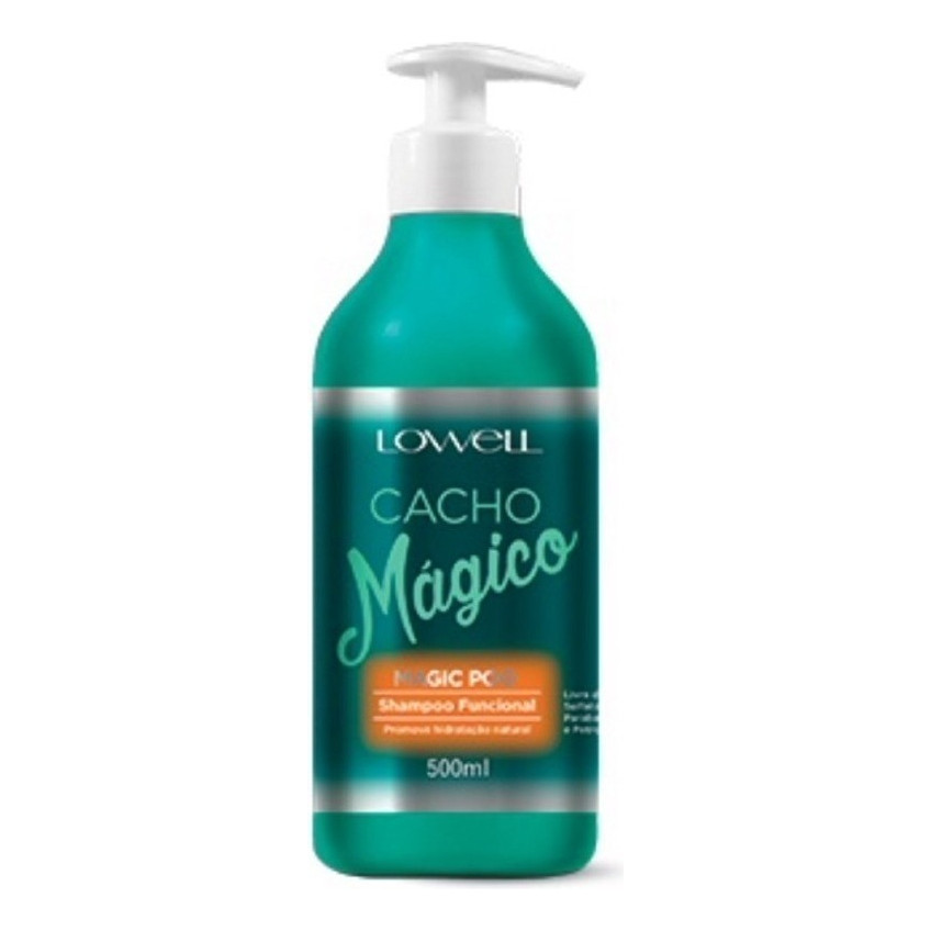 Lowell Cacho Mágico Magic Poo Shampoo Sem Sulfato 500ml