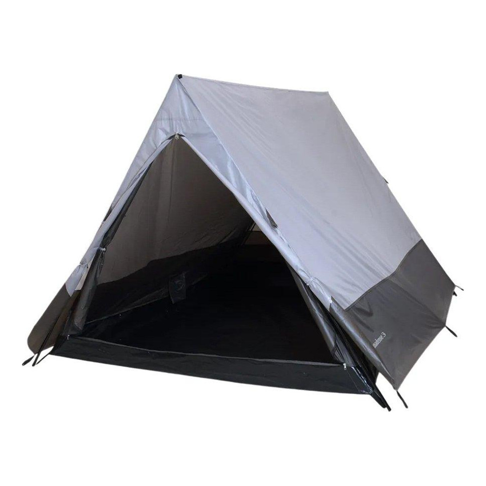 Barraca Camping Canadense 5 Pessoas 2000mm Coluna Dagua Cinza Nautika Original Impermeável