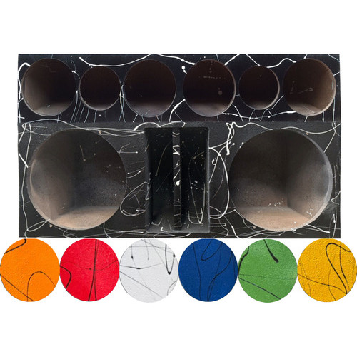 CAIXA DUTO RÉGUA CORES 2X12 VAZIA 2 ALTO FALANTE + CORNETEIRA 4x2 - Spare Parts and Accessories for Vehicles
