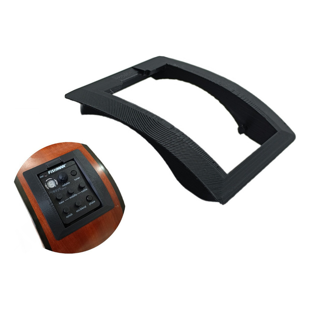 Moldura Adaptador Captador Fishman para Violão Takamine Tp-4t Tk-40 Tp-4 CT4 B2