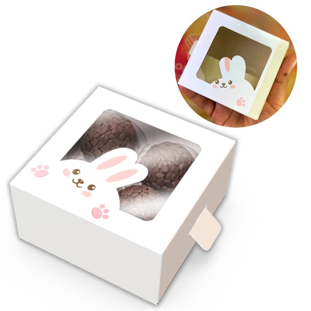 10 CAIXAS P / 4 DOCES GAVETA C/ VISOR - PASCOA BASICA 5346 (PASCOA IDEIA OUTLET) — imagem 2 de 2