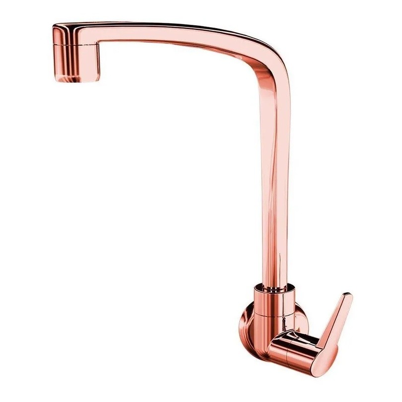 Torneira Cozinha 1168 F71 Flatt Parede Rose Gold Lorenzetti em Oferta na Shopee