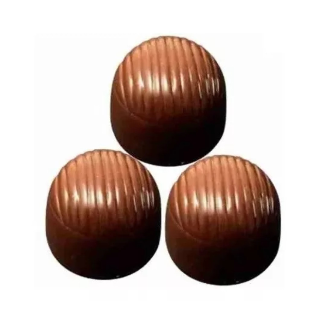 3~10 Forma Simples Riscado SP 05 Para Chocolate Bombom Trufa Gourmet Acetato - Cód.3534 BWB — imagem 2 de 2