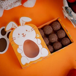 20 CAIXAS P/9 DOCES GAVETA C/VISOR - PASCOA DIVERTIDA 5361 (PÁSCOA IDEIA 2025)