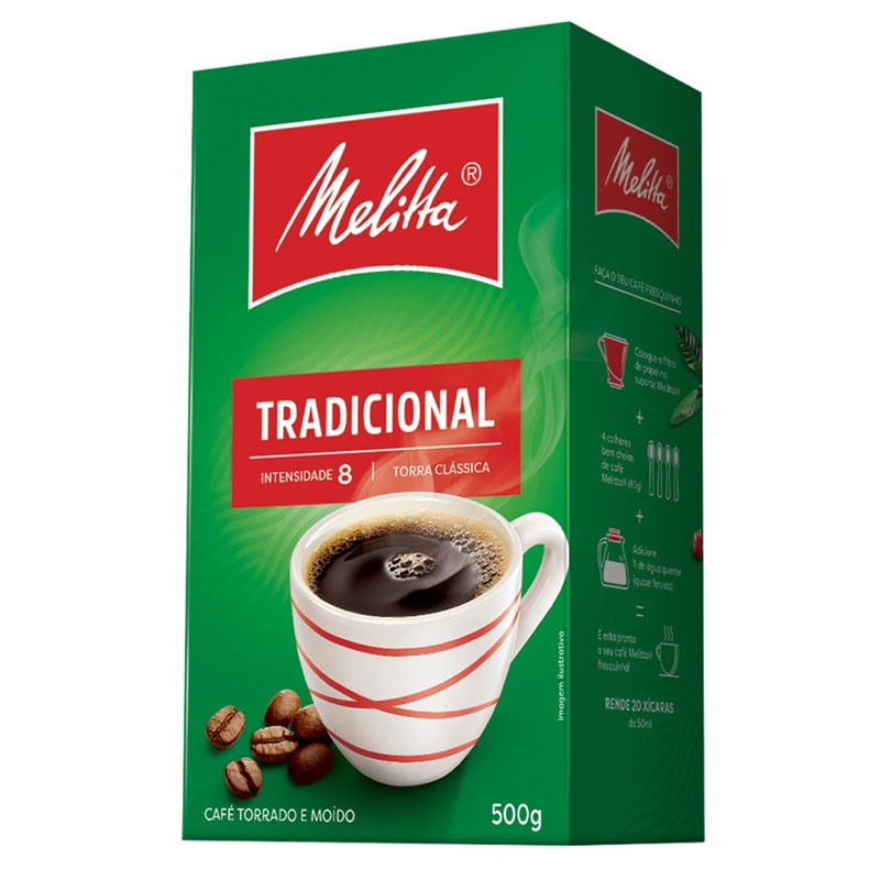 Café em Pó Tradicional 500g vácuo Melitta - Food & Beverages
