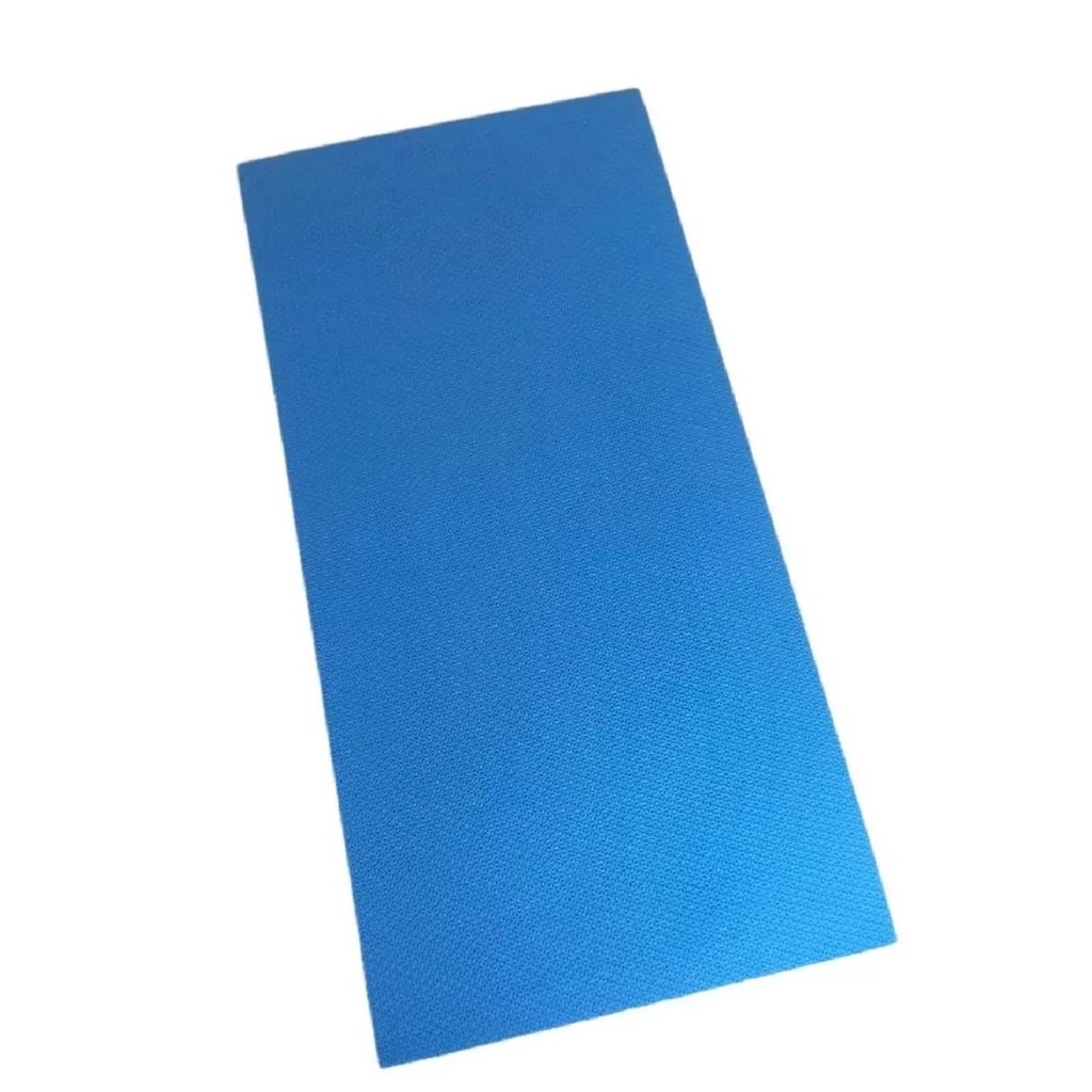 Colchonete Tatame Tapete EVA 100x50x2cm 20mm Dupla Face Azul Royal e Preto Ioga Ginástica Pilates em Oferta na Shopee