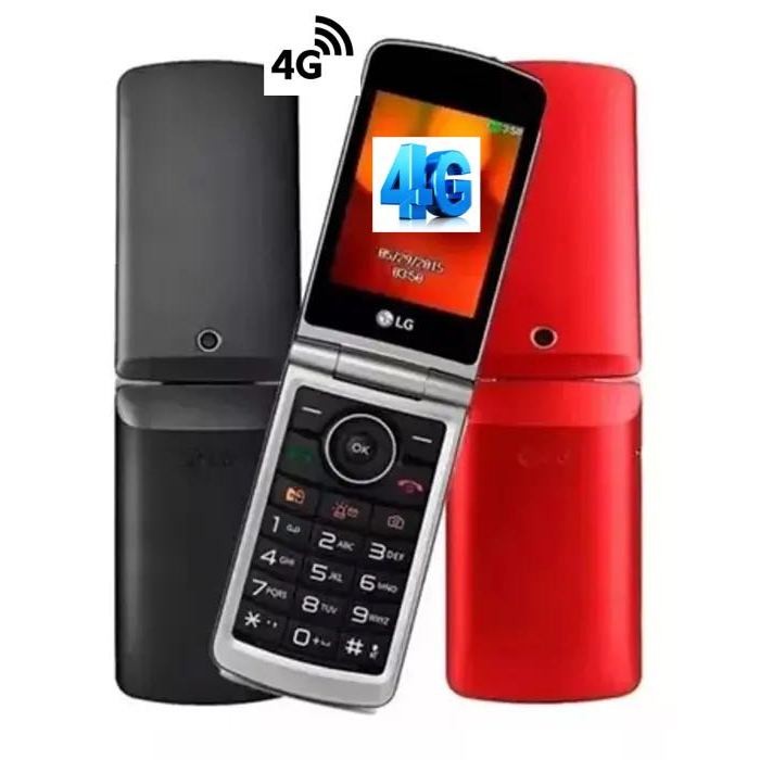 Celular LG Para Idosos Dois Chips Fácil Manuseio Números Grandes