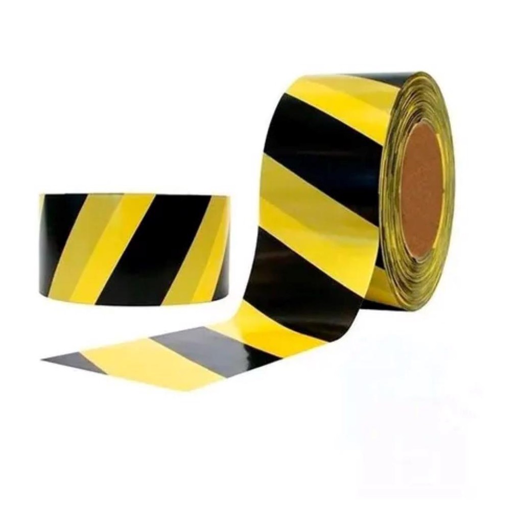 Fita Zebrada 70mm Fita Para Isolamento/demarcação 200 Metros NASTRO - Home & Living