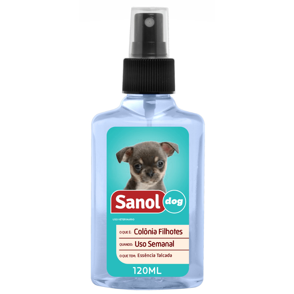 Perfume Colônia para Filhotes 120ML Sanol Dog - Pets