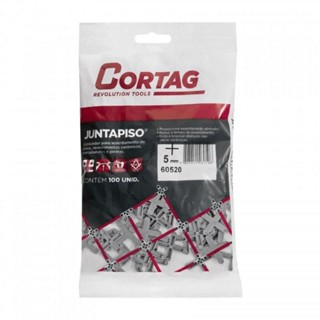 Espaçador Nivelador 5,0mm Juntapiso 100 Peças - Cortag em Oferta na Shopee